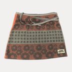 POST-SURF SKIRT L - Orange & Brown