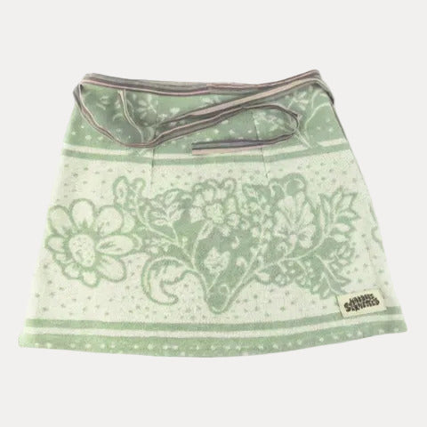 POST-SURF SKIRT L - Green & Gray