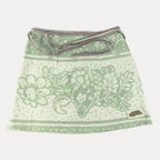 POST-SURF SKIRT L - Green & Gray