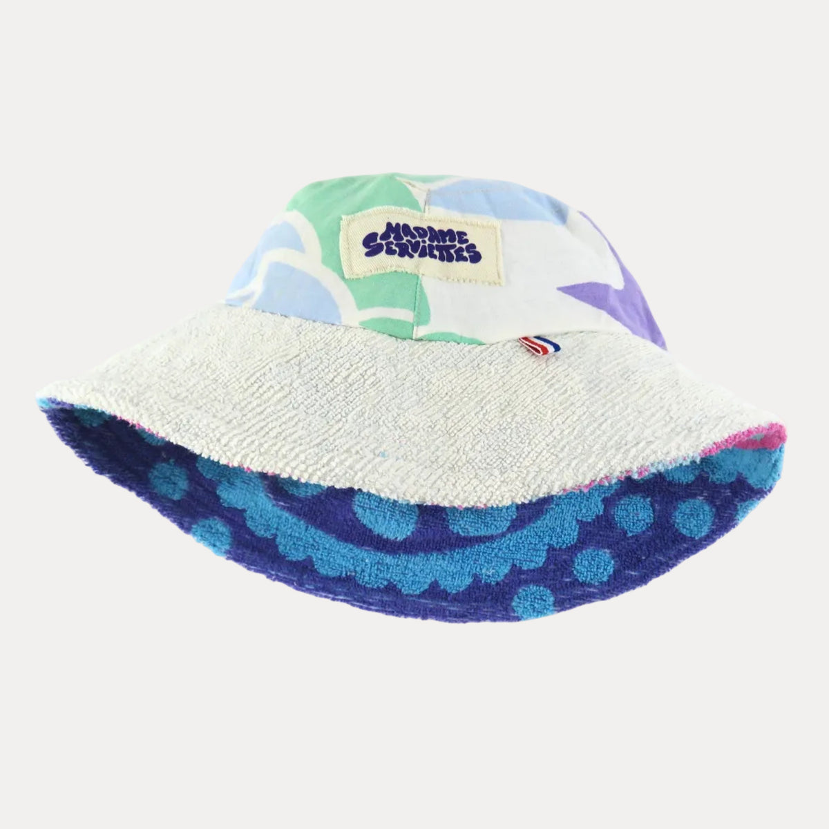 BEACH HAT REVERSIBLE L - Pink & Blue