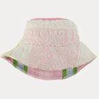 BEACH HAT REVERSIBLE L - White & Pink