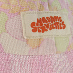BEACH HAT REVERSIBLE L - White & Pink