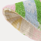 BEACH HAT REVERSIBLE L - White & Pink