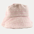 BEACH HAT REVERSIBLE M - Pink & White