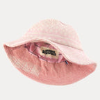 BEACH HAT REVERSIBLE M - Pink & White