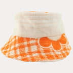BEACH HAT REVERSIBLE M - Orange & White