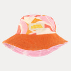 BEACH HAT REVERSIBLE M - Pink & Yellow