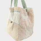 OVERSIZED BEACH BAG - Orange & Green
