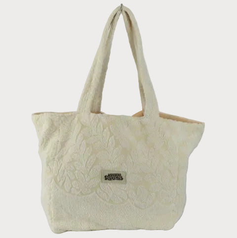OVERSIZED BEACH BAG - Yellow & Orange