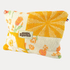 OVERSIZED ZIP & CLIP POUCH - Orange & Floral