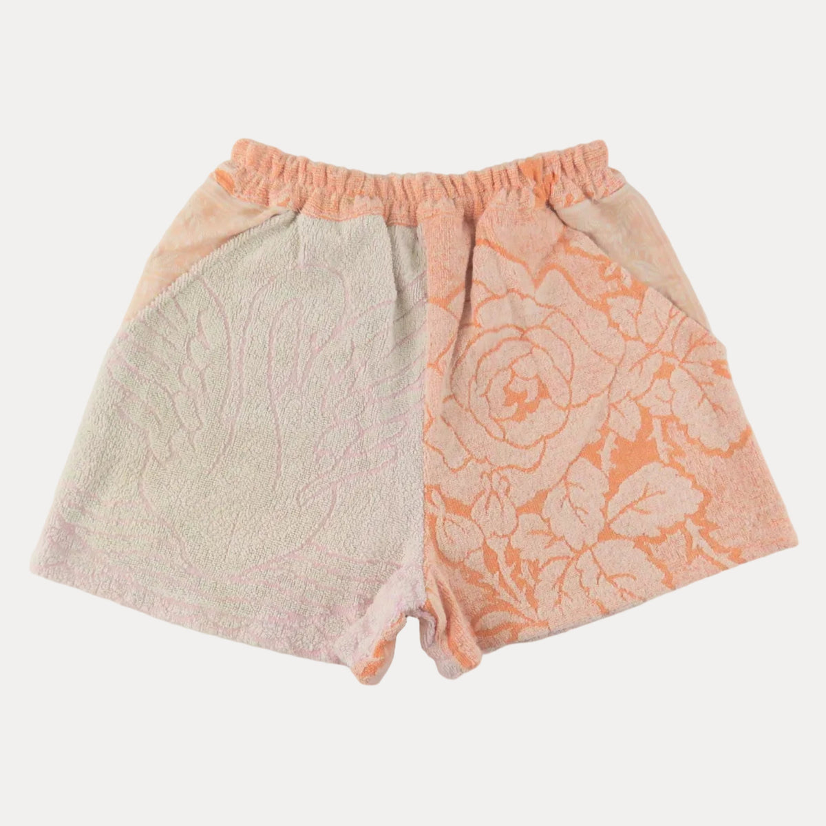 LOOSE BOXER SHORT M - Orange & Pink