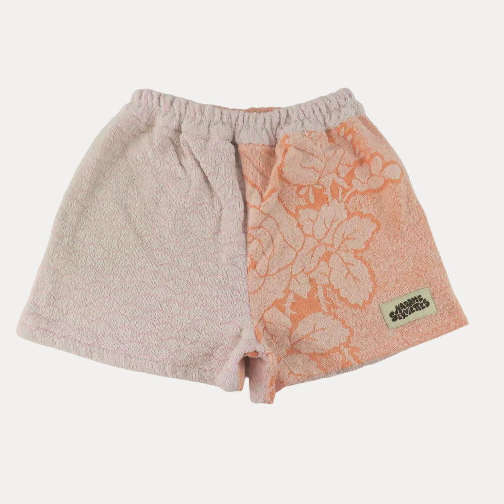 LOOSE BOXER SHORT M - Orange & Pink