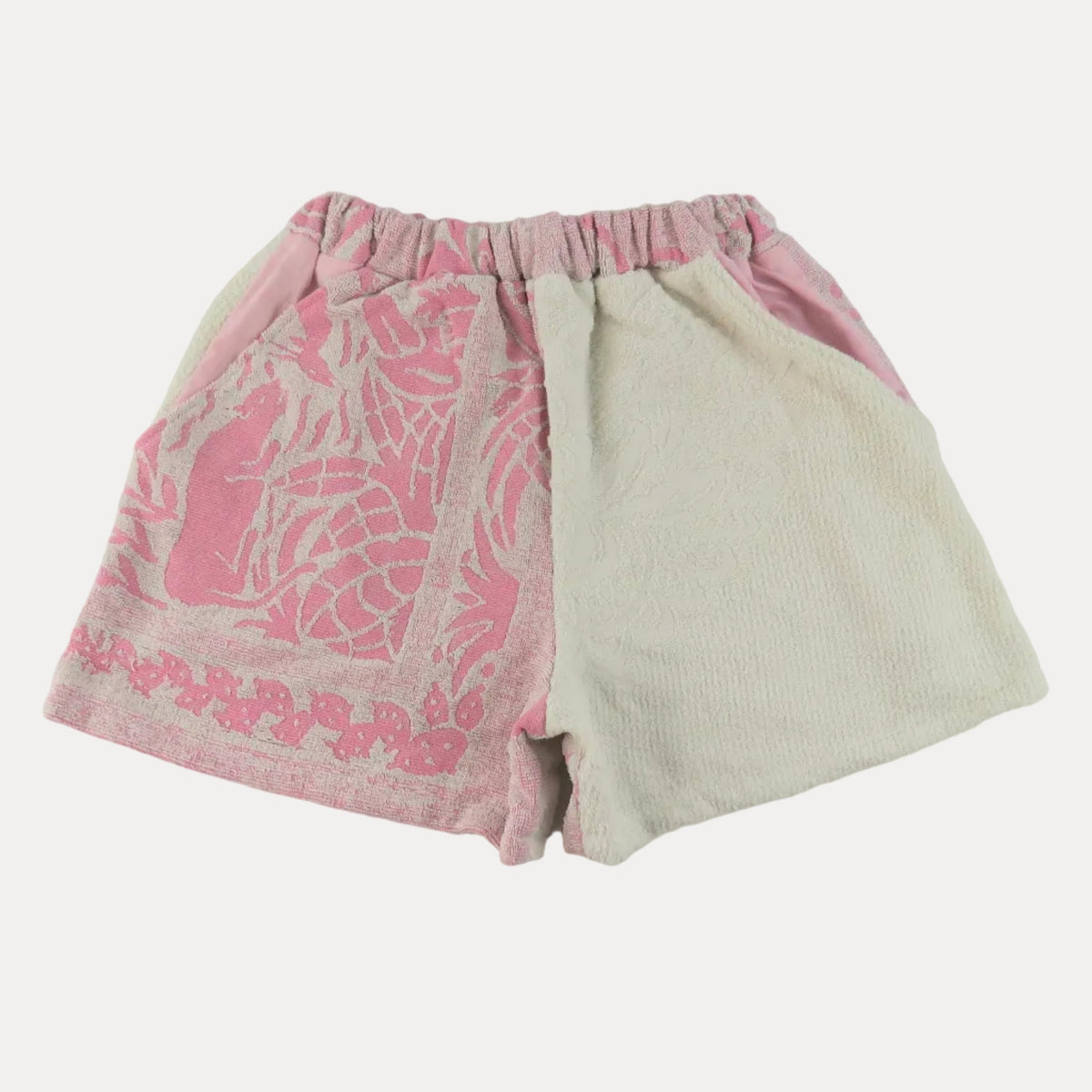 LOOSE BOXER SHORT M - Pink & Yellow