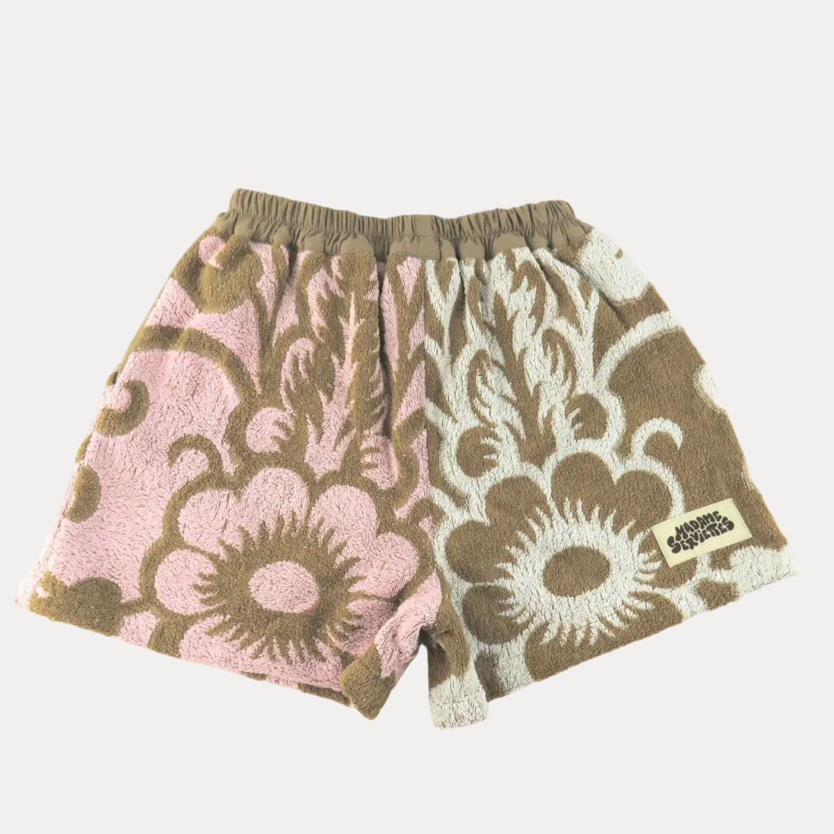 LOOSE BOXER SHORT M - Pink & Brown