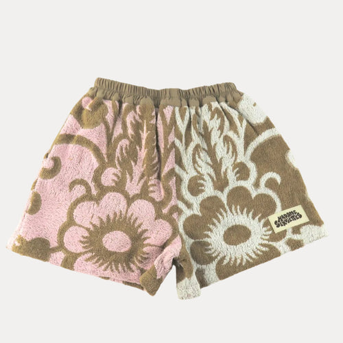 LOOSE BOXER SHORT M - Pink & Brown