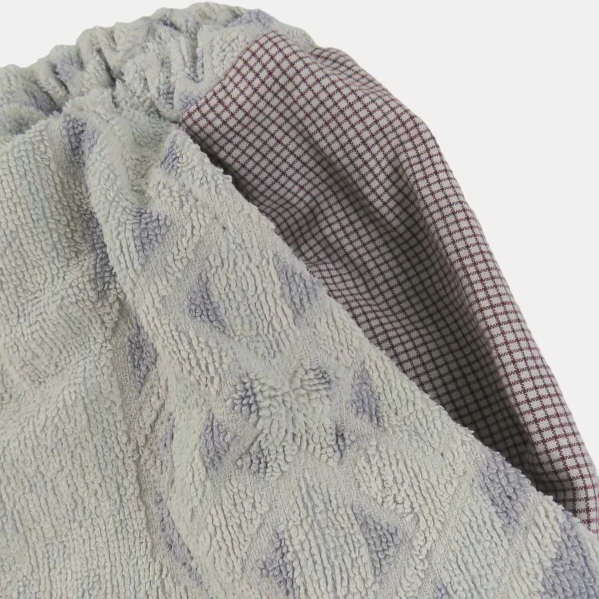 LOOSE BOXER SHORT XL - Purple & Beige