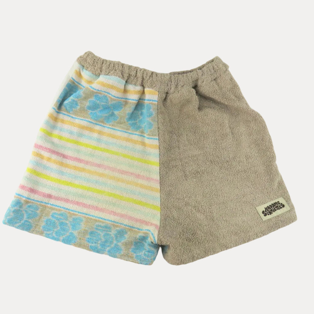 LOOSE BOXER SHORT XL - Beige & Multicolor