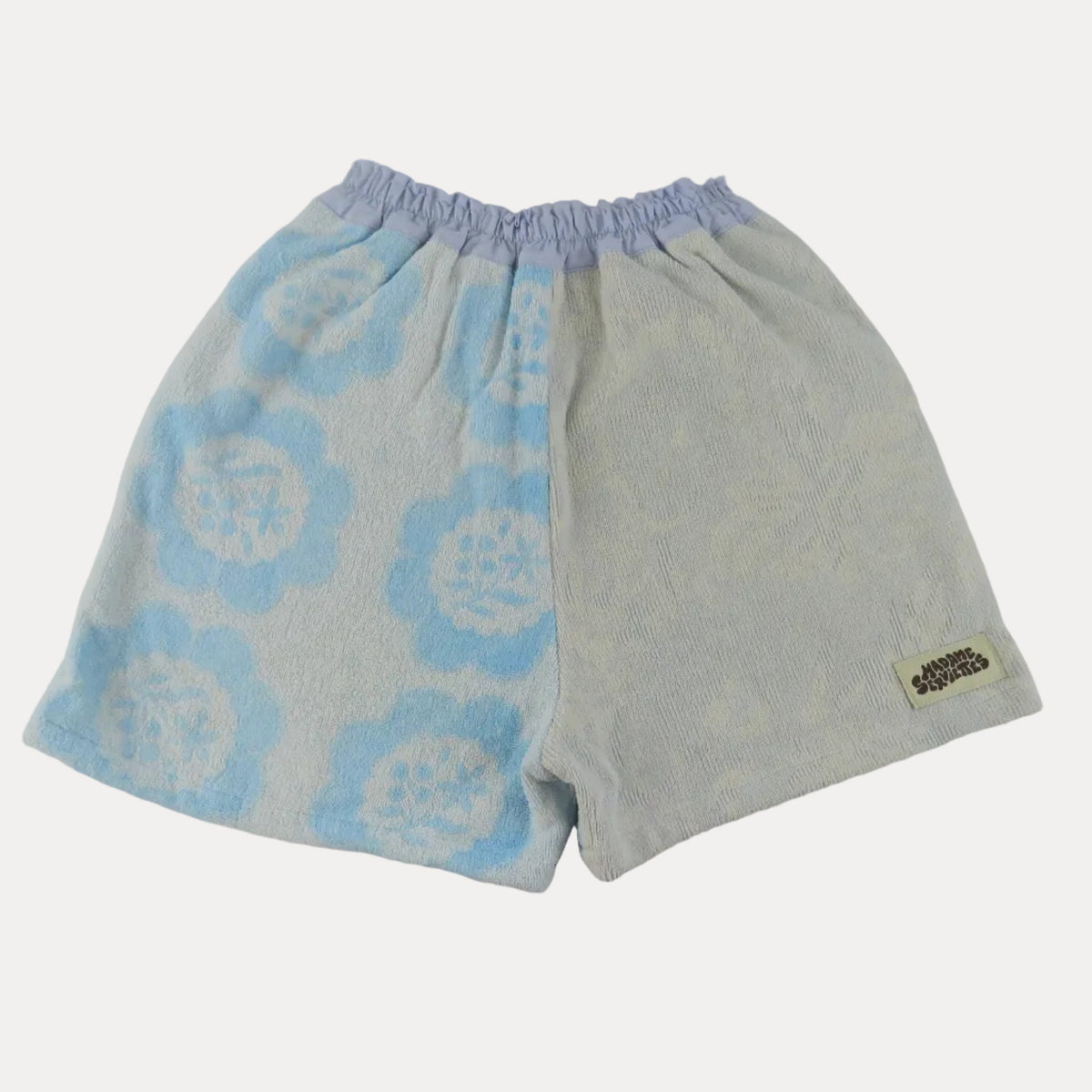 LOOSE BOXER SHORT XL - Blue & Beige