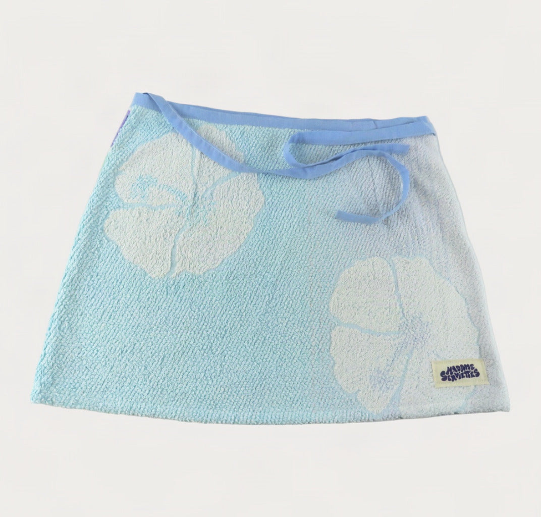 POST-SURF SKIRT M - Blue & White
