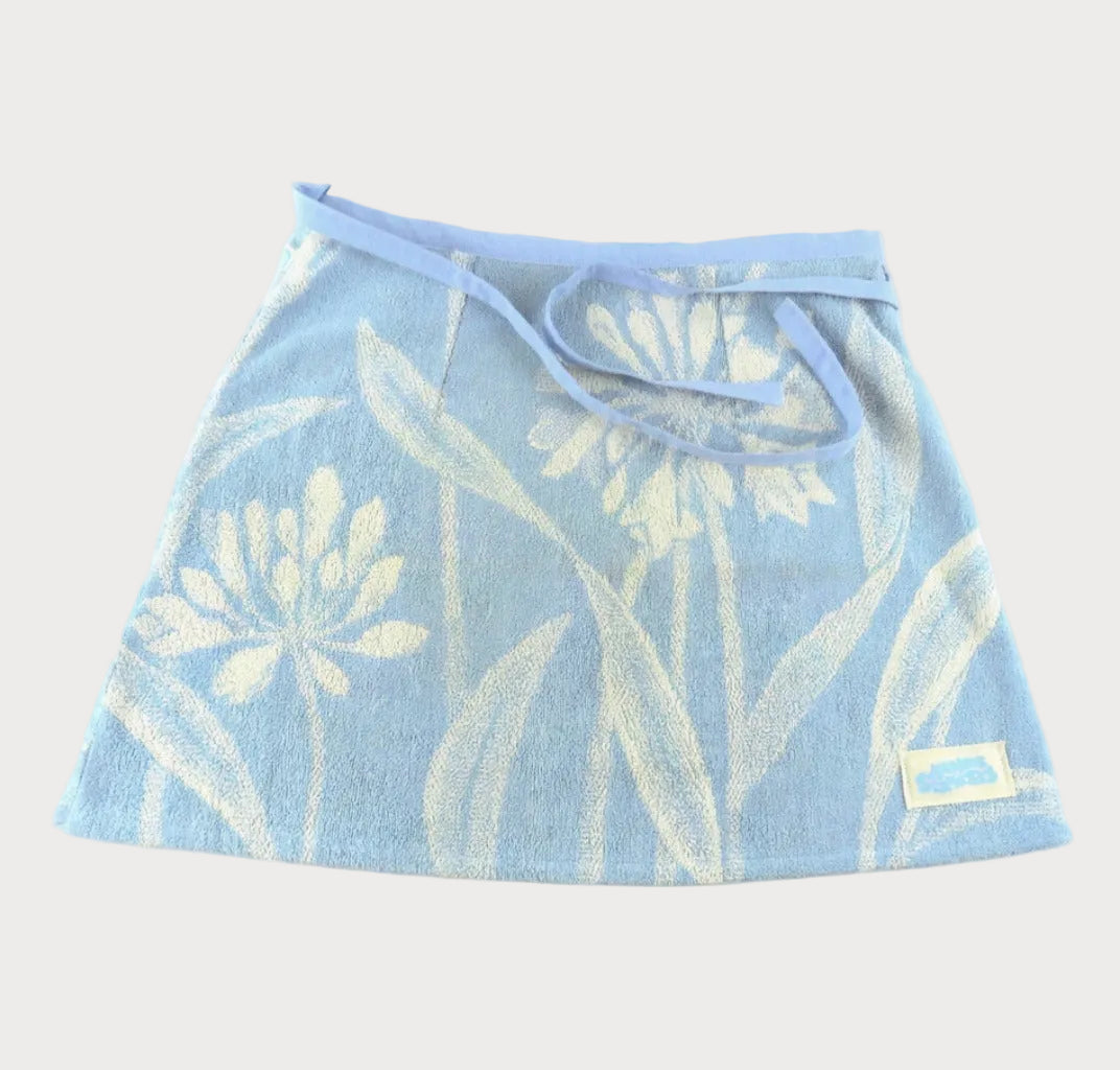 POST-SURF SKIRT M - Blue & White