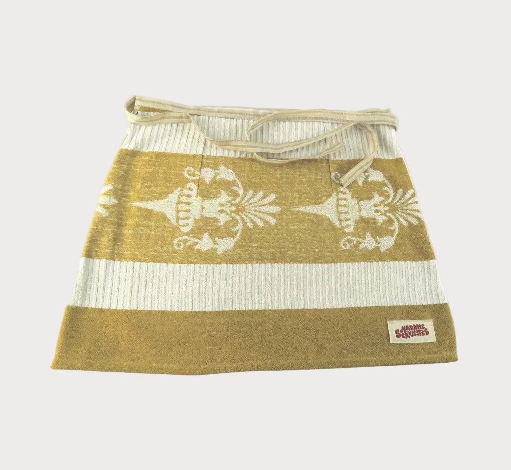 POST-SURF SKIRT M - Yellow & Beige