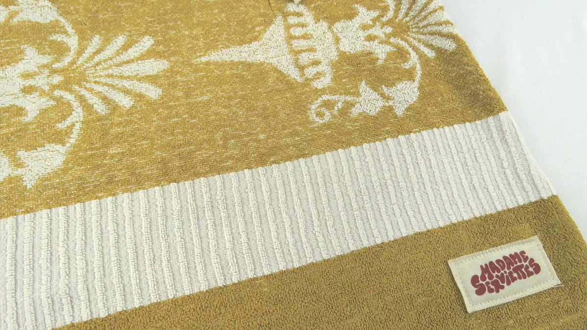 POST-SURF SKIRT M - Yellow & Beige