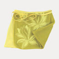 POST-SURF SKIRT M - Yellow & Green