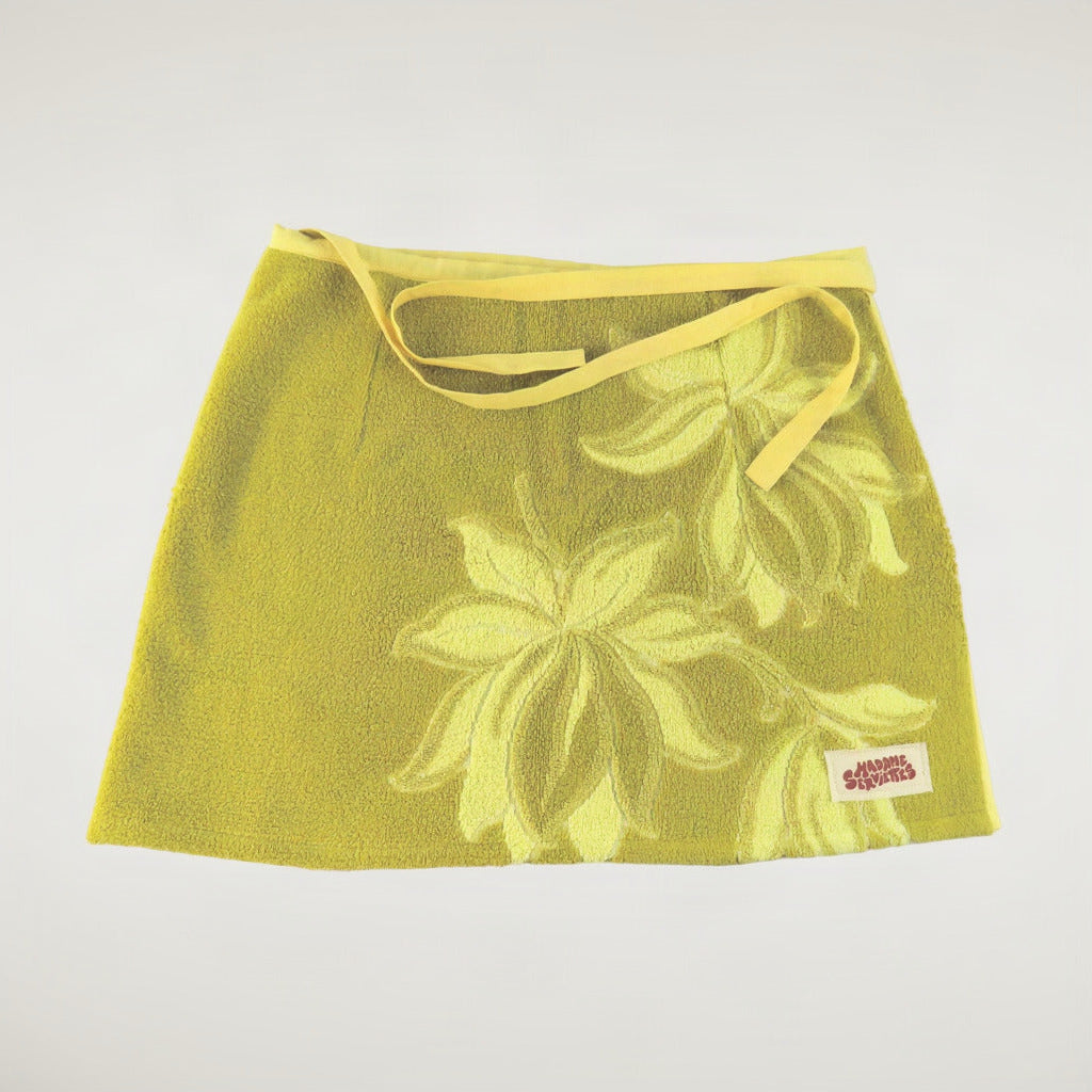 POST-SURF SKIRT M - Yellow & Green