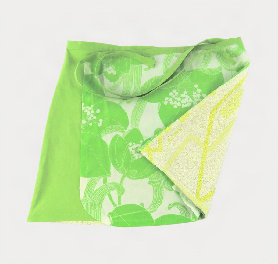 POST-SURF SKIRT M - Yellow & Green