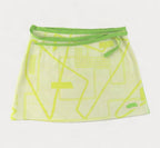 POST-SURF SKIRT M - Yellow & Green
