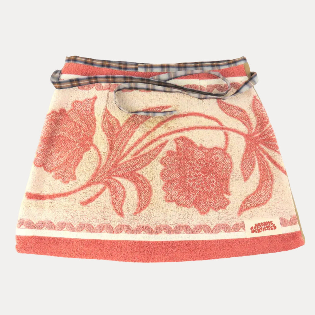 POST-SURF SKIRT S - Pink & Brown