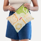 MAXI WATERPROOF POUCH - Orange & Blue