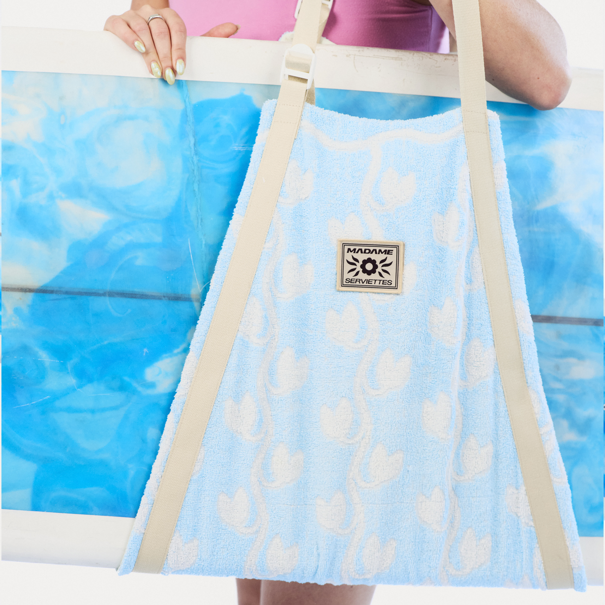 ADJUSTABLE SURF SLING - Blue & Gray