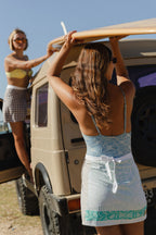 POST-SURF SKIRT M - Yellow & Beige — lifestyle